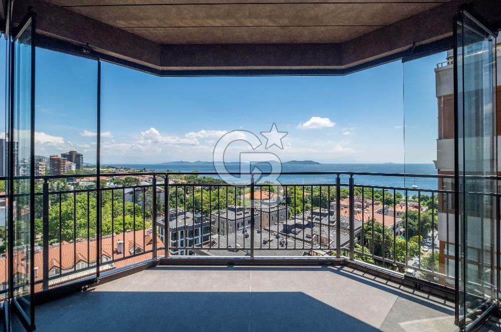 Çiftehavuzlar Sahil'de 205 m² Kapanmaz Deniz Manzaralı 4+1 Daire