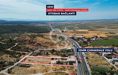 İZMİR BERGAMA'DA SATILIK BENZİNLİK VE SANAYİ DEPOLAMA ALANI