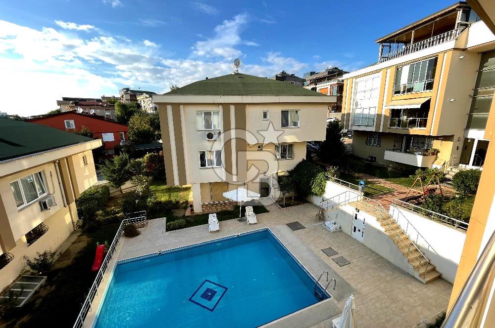 Büyükçekmece'de 4+2 Havuzlu Site, Kapanmaz Deniz Manzaralı Daire