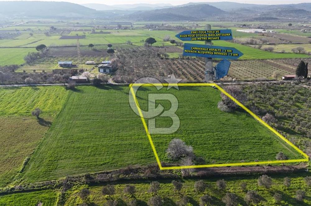 E.FOÇA YOLU ÜZERİ YOLA CEPHE SATILIK 7365 M2 TARLA