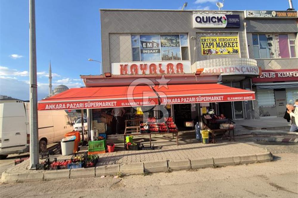 ANKARA ELVANKEN DE DEVREN YÜKSEK CİROLU SÜPER MARKET