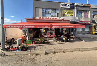 ANKARA ELVANKEN DE DEVREN YÜKSEK CİROLU SÜPER MARKET