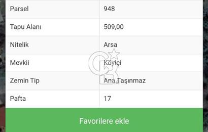 Akhisar Doğuca da 510 M² Villa İmarlı Satılık Arsa
