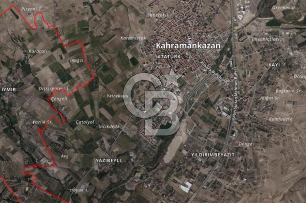 KAHRAMAN KAZAN İĞMİR DE YATIRIMA UYGUN 6227 M2 SATILIK TARLA