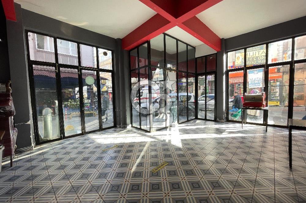 Cerrahpaşa’da Ana Cadde Üzerinde Köşe Konumlu Kiralık Şık Dükkan
