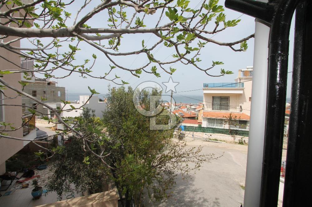 Urla Kalabak Kiralık Daire- Özel Bahçe ve Deniz Manzarası