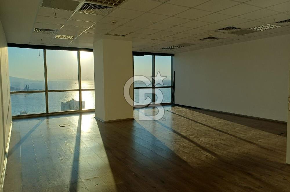 Folkart Towers A Kule'de Büyük Tip Deniz Manzaralı Kiralık Ofis