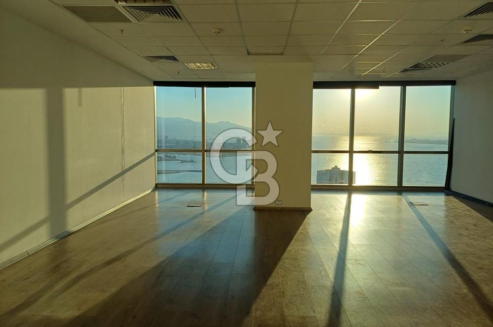 Folkart Towers A Kule'de Büyük Tip Deniz Manzaralı Kiralık Ofis
