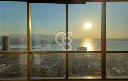 Folkart Towers A Kule'de Büyük Tip Deniz Manzaralı Kiralık Ofis