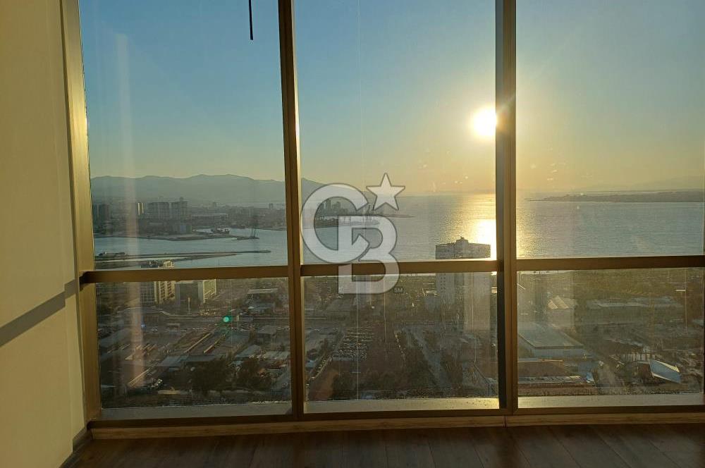 Folkart Towers A Kule'de Büyük Tip Deniz Manzaralı Kiralık Ofis