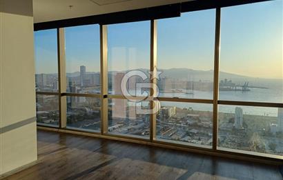 Folkart Towers A Kule'de Büyük Tip Deniz Manzaralı Kiralık Ofis