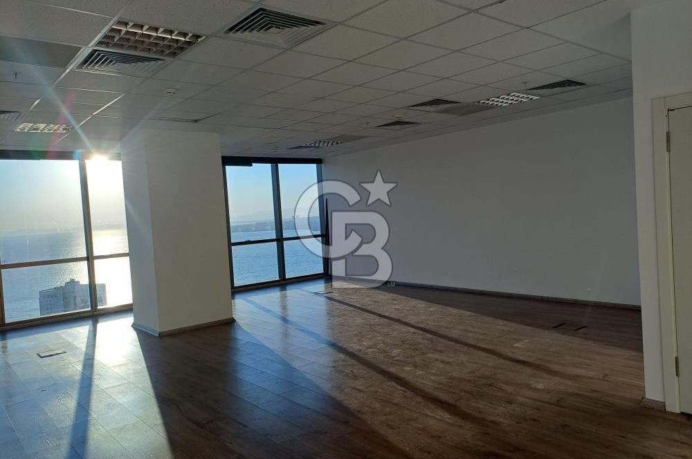 Folkart Towers A Kule'de Büyük Tip Deniz Manzaralı Kiralık Ofis
