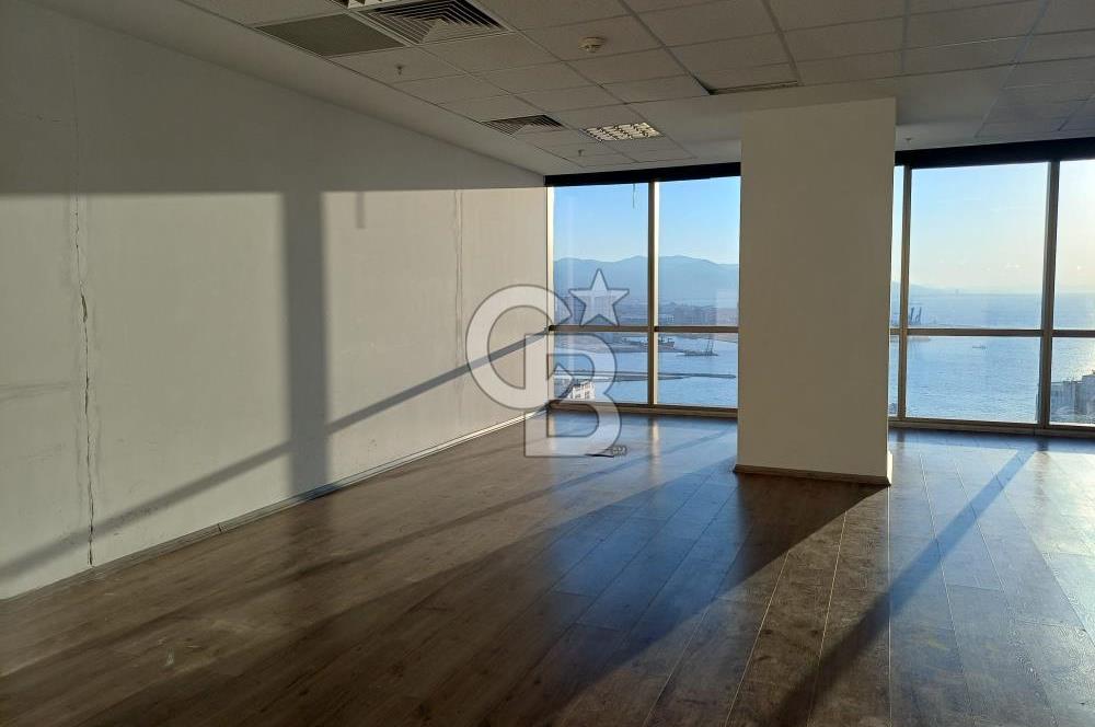 Folkart Towers A Kule'de Büyük Tip Deniz Manzaralı Kiralık Ofis