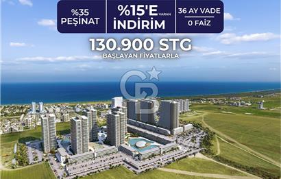 KKTC İskele'nin En İyi Projesi Grand Sapphire Blu'da Ödeme Planlı Satılık Fırsat Stüdyo Daire