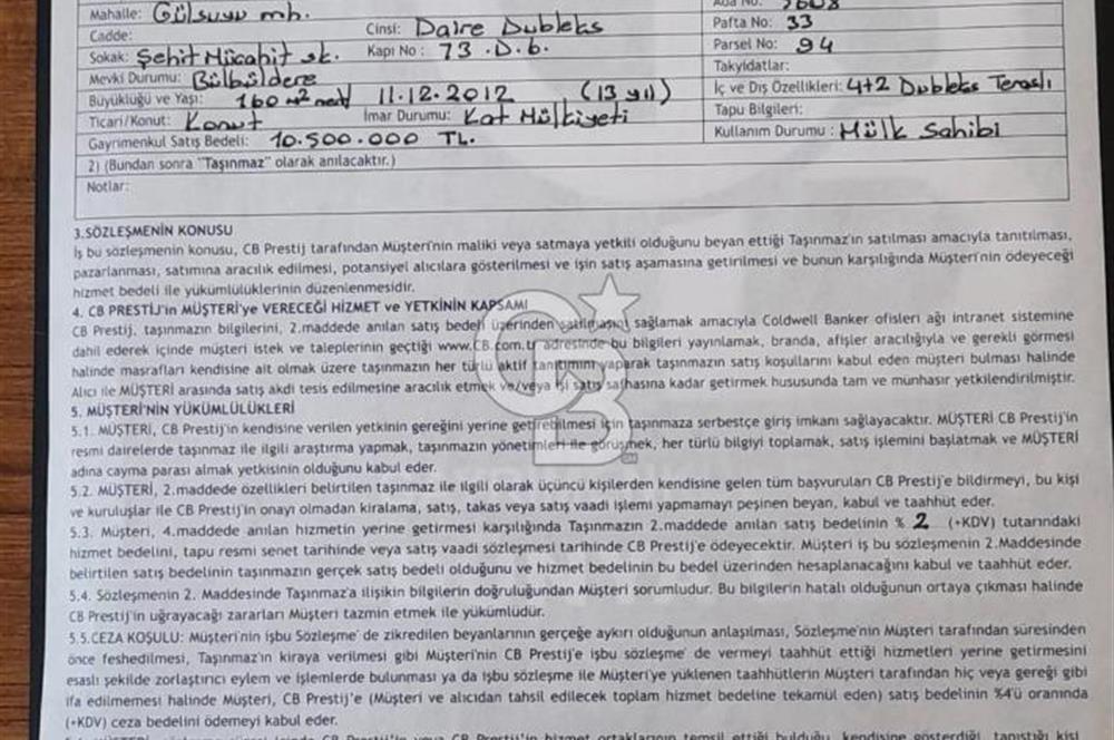 MALTEPE, KAPANMAZ ADALAR DENİZ MANZARALI 4+2 DUBLEKS DAİRE SATILIK.