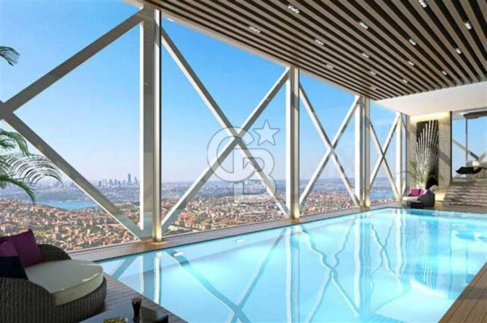SUR YAPI EXEN KULE, MANZARALI, EŞYALI, 1+0 SATILIK RESİDENCE