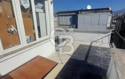 karşıyaka çarşı içinde 1+0 teraslı daire