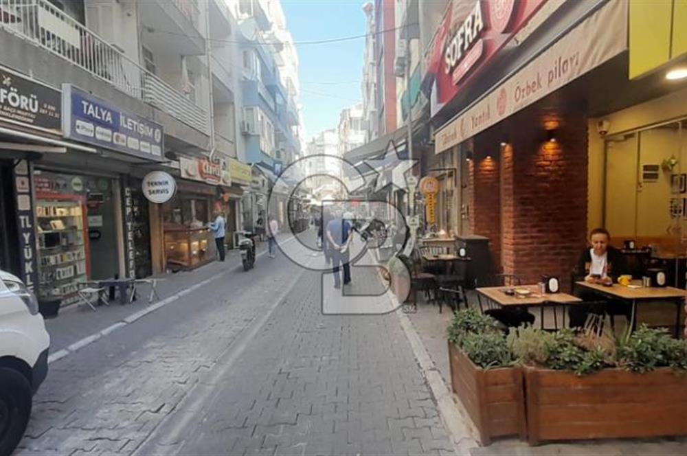 karşıyaka çarşı içinde 1+0 teraslı daire