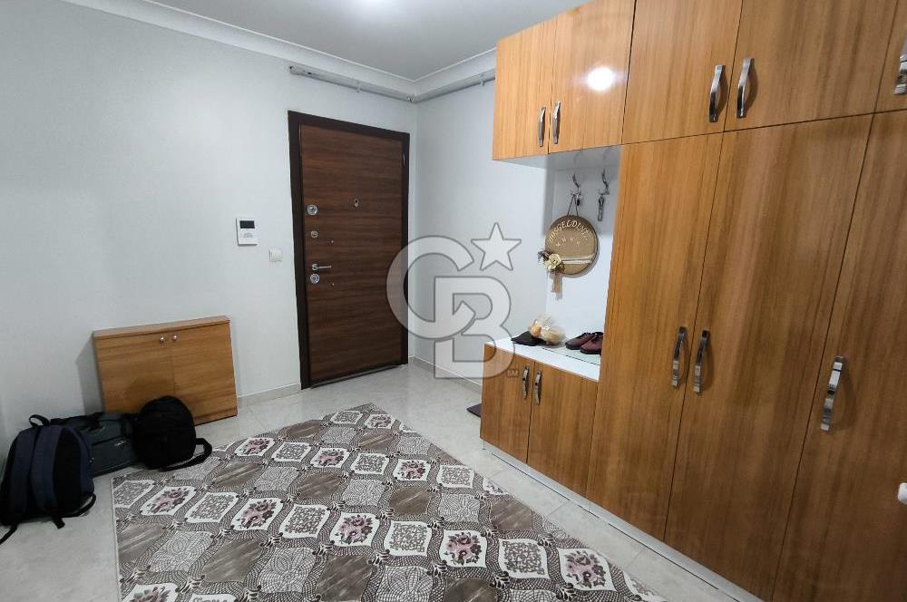 PALMİYE SİTESİ, 3+1 YAPILI, SATILIK DAİRE, ÇİFT CEPHE MANZARALI