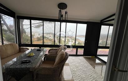Foça Çanak Sitesi'nde Manzaralı Satılık Lüks Tadilatlı 2+2 Daire