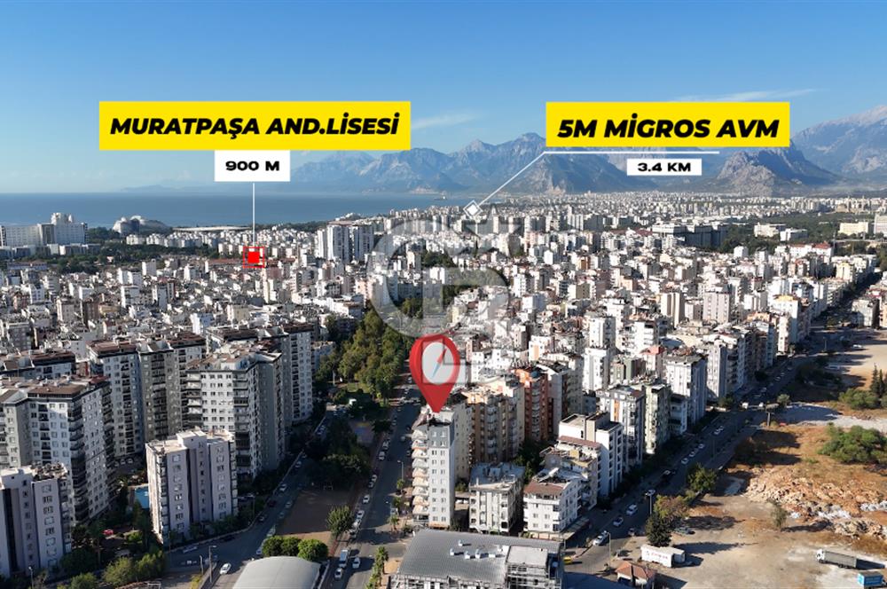 Muratpaşa Bayındır’da 3+1 Premium Geniş Daire