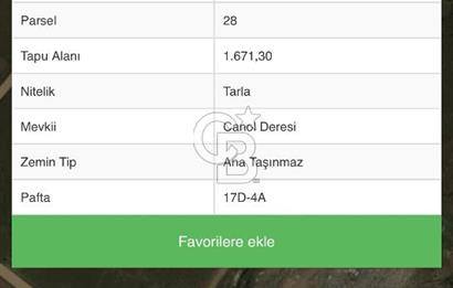 ÇANAKKALE BOZCAADA ALAYBEY’DE YATIRIMLIK FIRSAT TARLA