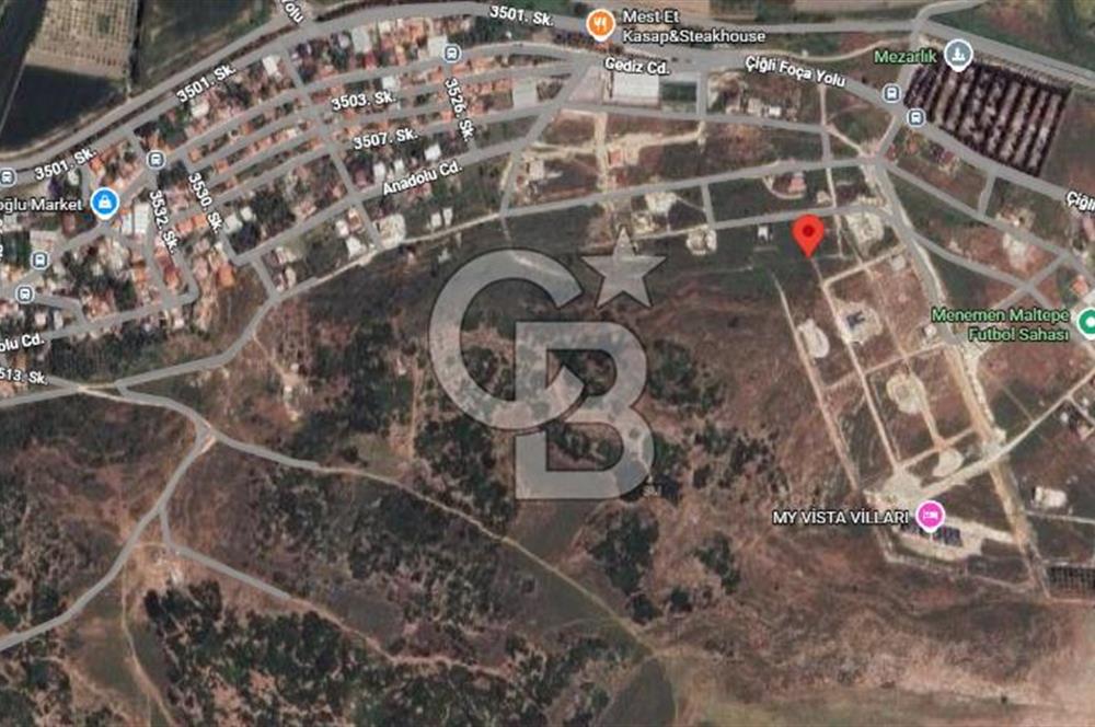 İzmir Maltepe Köyünde Villa İmarlı Satılık Arsa CB PH