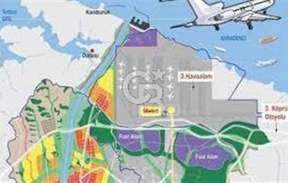 ÇATALCA NAKKAŞ, TOKİ REZERV ALANINDA, HAVAALANINA YAKIN, SATILIK ARSA