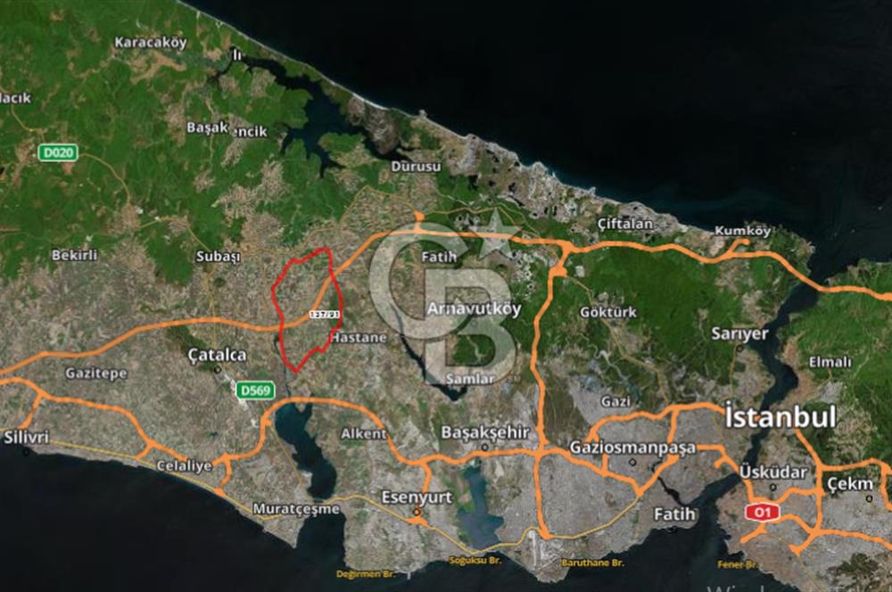 ÇATALCA NAKKAŞ, TOKİ REZERV ALANINDA, HAVAALANINA YAKIN, SATILIK ARSA