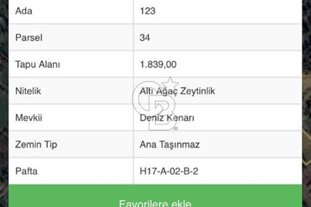 ÇANAKKALE GELİBOLU YENİKÖY SATILIK ARSA