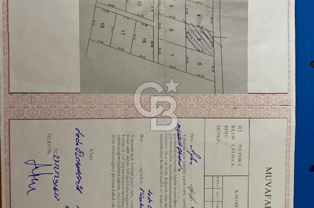 Çatalca İzzettin de satılık arsa