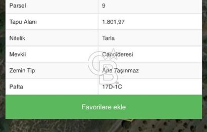 ÇANAKKALE BOZCAADA ALAYBEY’DE YATIRIMLIK 1802 M2 TARLA