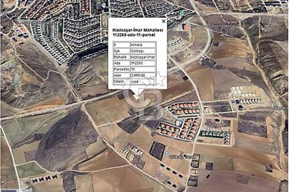 KIZILCAŞAR DA ACİL SATILIK 1065 m² E= 0,30 BULVARA 2.PARSEL