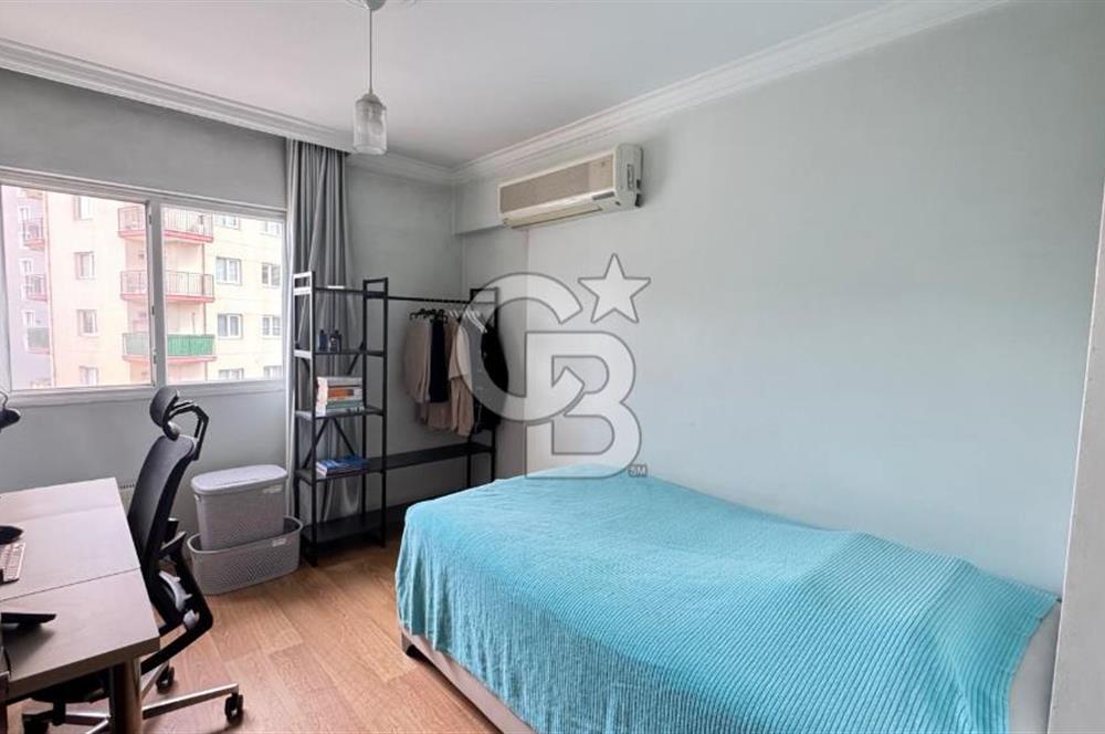 Bayraklı fuat edip baksı mahallesinde geniş 3+1 daire 