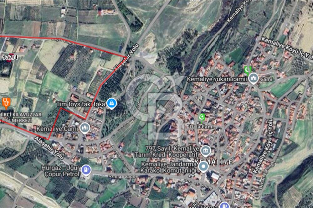 CB BLACK'TEN ALAŞEHİR KEMALİYE KÖYİÇİ İMARLI 415m2 ARSA