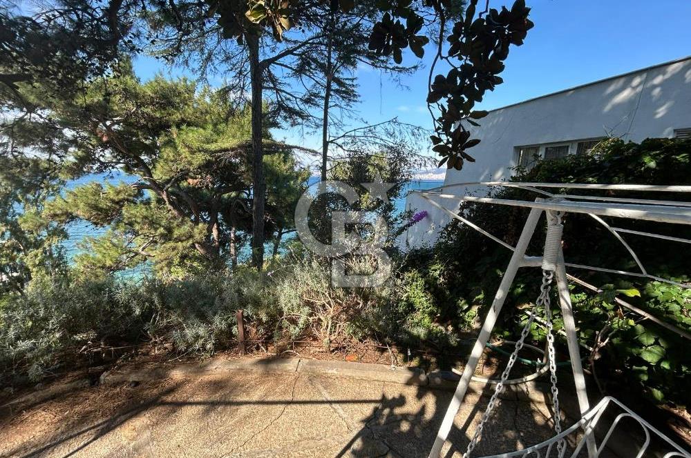 İSTANBUL BÜYÜKADA’DA ÖZEL İSKELELİ  2 DÖNÜM ARSA İÇİNDE DENİZE SIFIR YALI