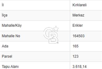 CB ÖMER ÜNSAL'DAN ULTRA ACİL SATILIK 3618 m² YOLA 1 PARSEL ARSA