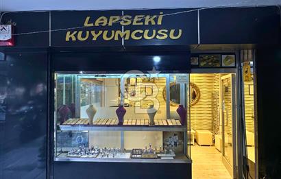 Çanakkale Lapseki Merkezde Cadde Üstü Hazır Kuyumcu Dükkanı