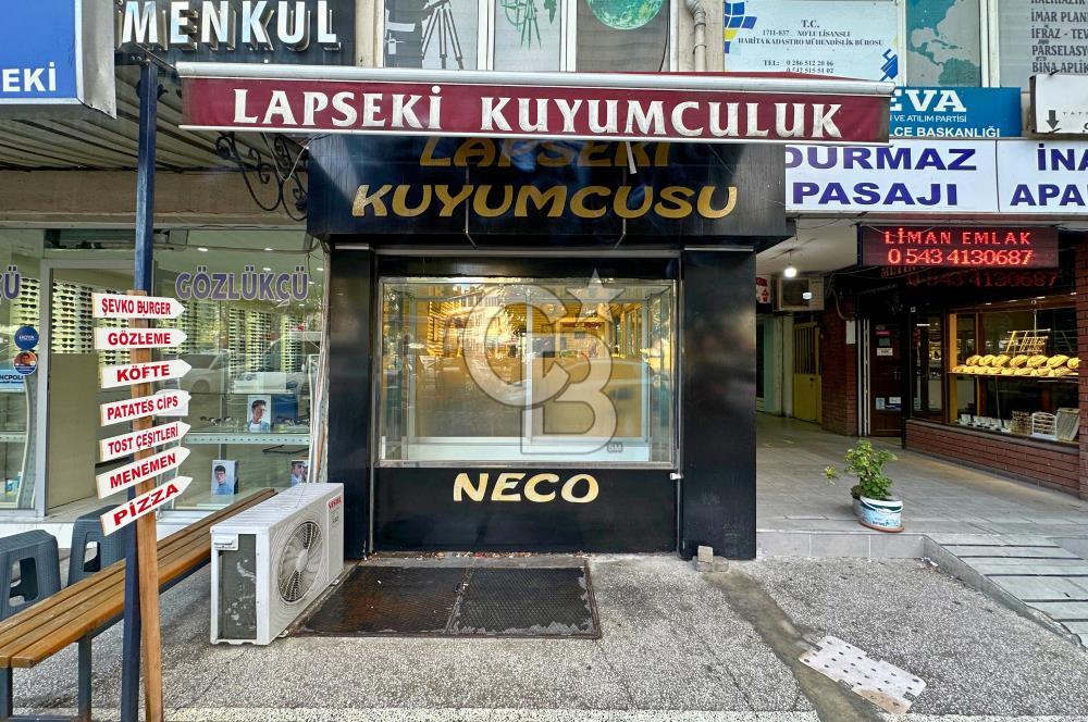 Çanakkale Lapseki Merkezde Cadde Üstü Hazır Kuyumcu Dükkanı