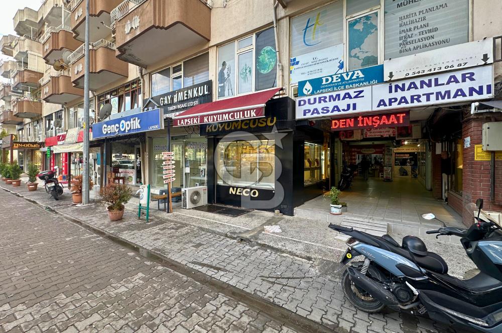 Çanakkale Lapseki Merkezde Cadde Üstü Hazır Kuyumcu Dükkanı
