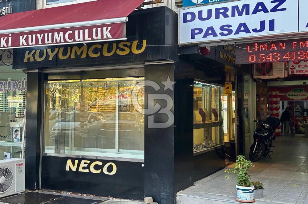 Çanakkale Lapseki Merkezde Cadde Üstü Hazır Kuyumcu Dükkanı