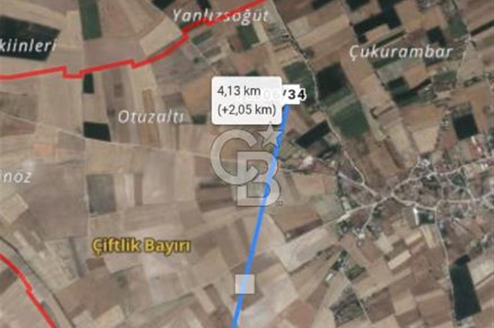 CB CITY'DEN YUKARI SÖĞÜTÖNÜN'DE SATILIK TARLA