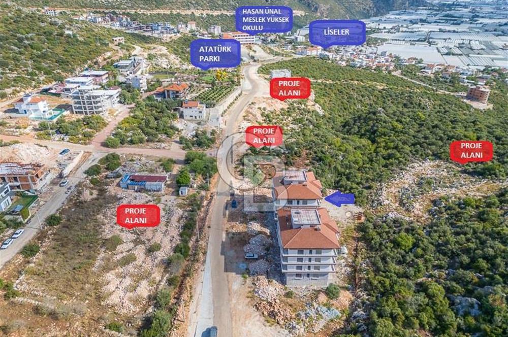 CB ARDEN'DEN ANTALYA DEMRE SATILIK 1+1 GÜNEY CEPHE DAİRE