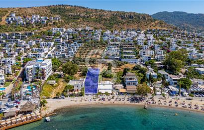 Bodrum Gündoğan Sahilinde Denize Sıfır Eşsiz Arsa 
