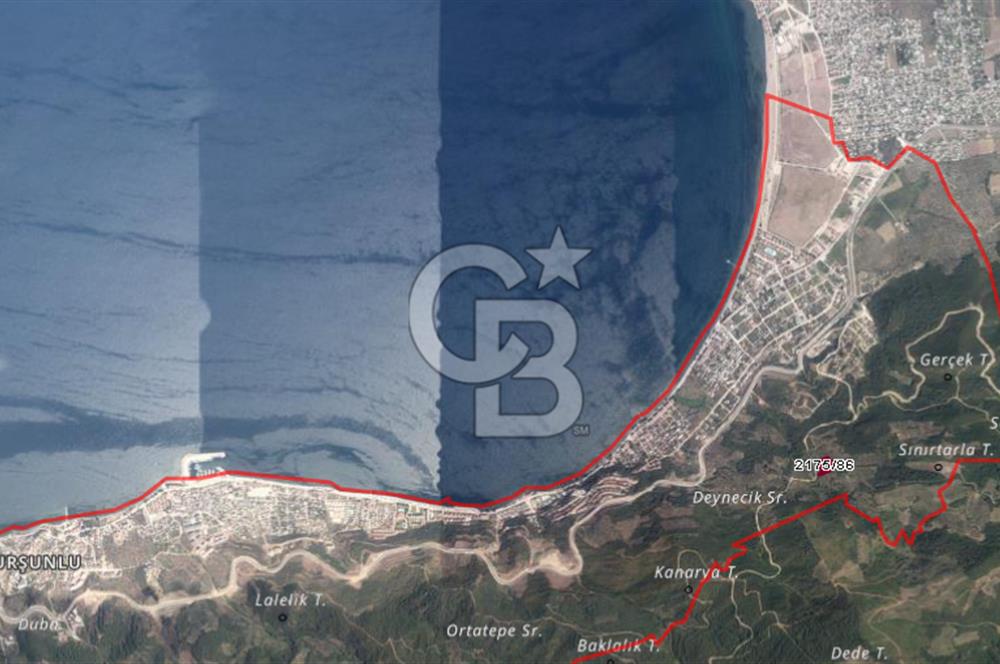 CB BLACK KURŞUNLU SATILIK DENİZ MANZARALI 3947M2 ARAZİ