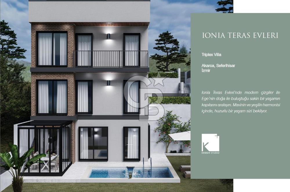 Seferihisar Akarcada İkiz Triplex Villa