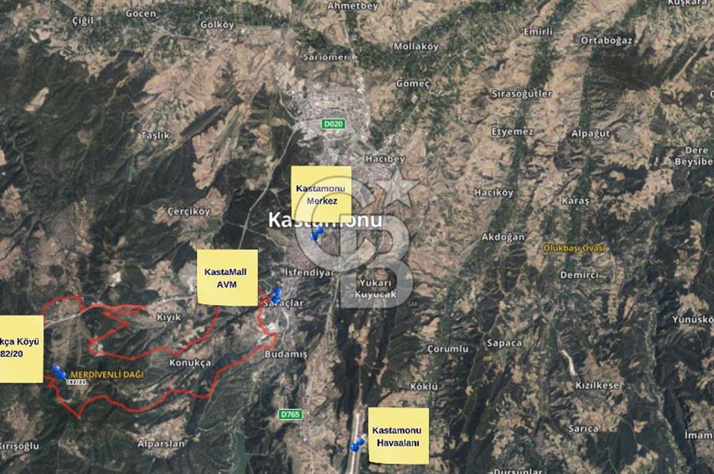 KASTAMONU-KONUKÇA KÖYÜNDE 5.815 m² YATIRIMLIK TARLA KAÇIRMAYIN!