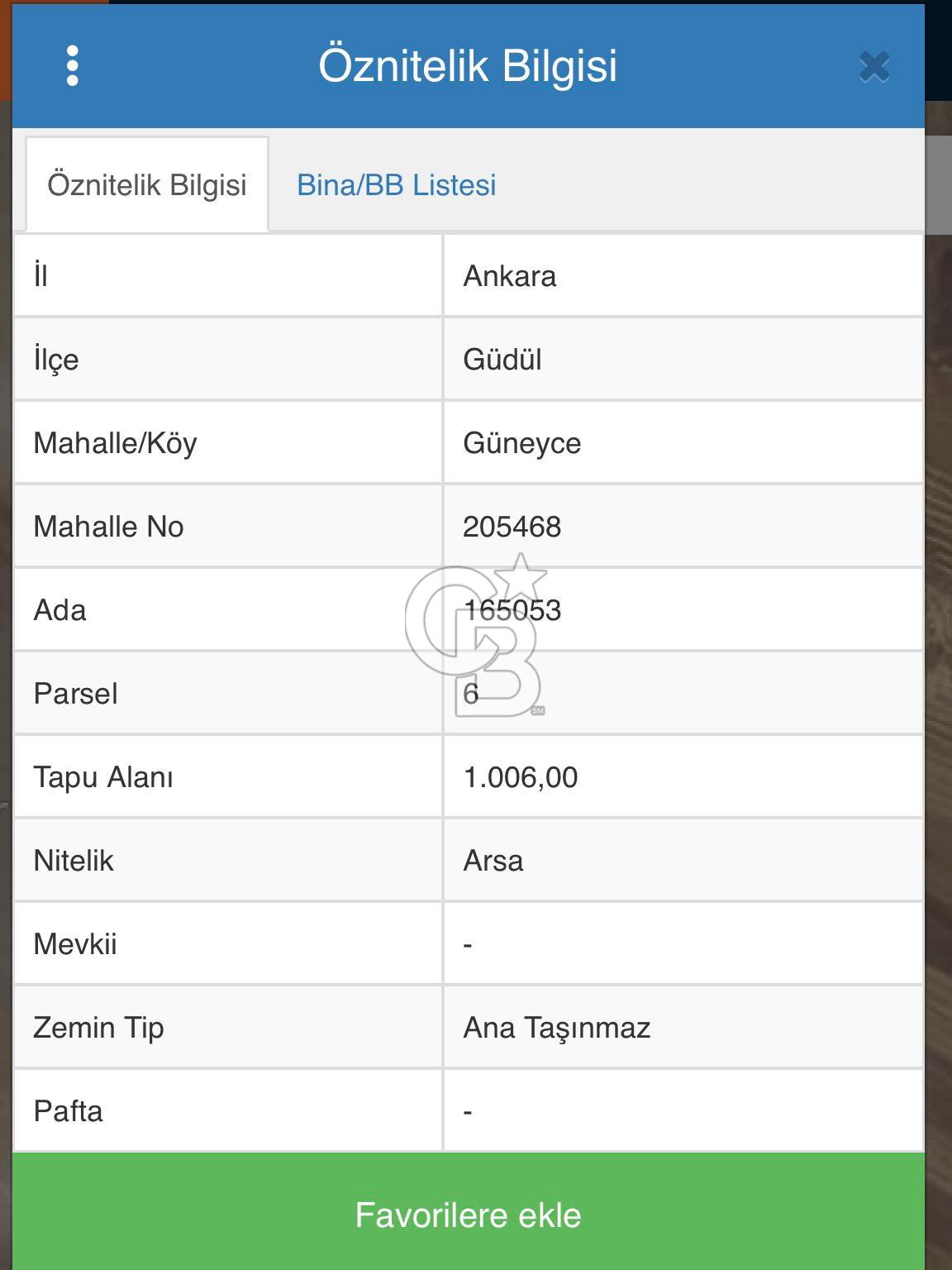 GÜDÜL GÜNEYCE MAHALLESİNDE