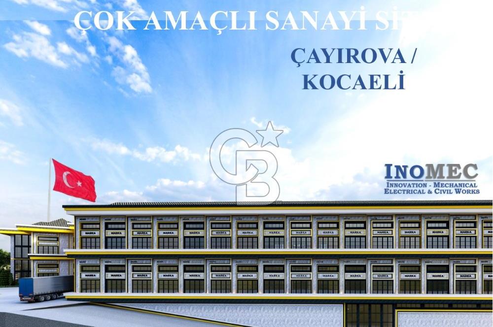 Çayırova Merkez’de Çok Amaçlı Sanayi Sitesi’nde Satılık Dükkan