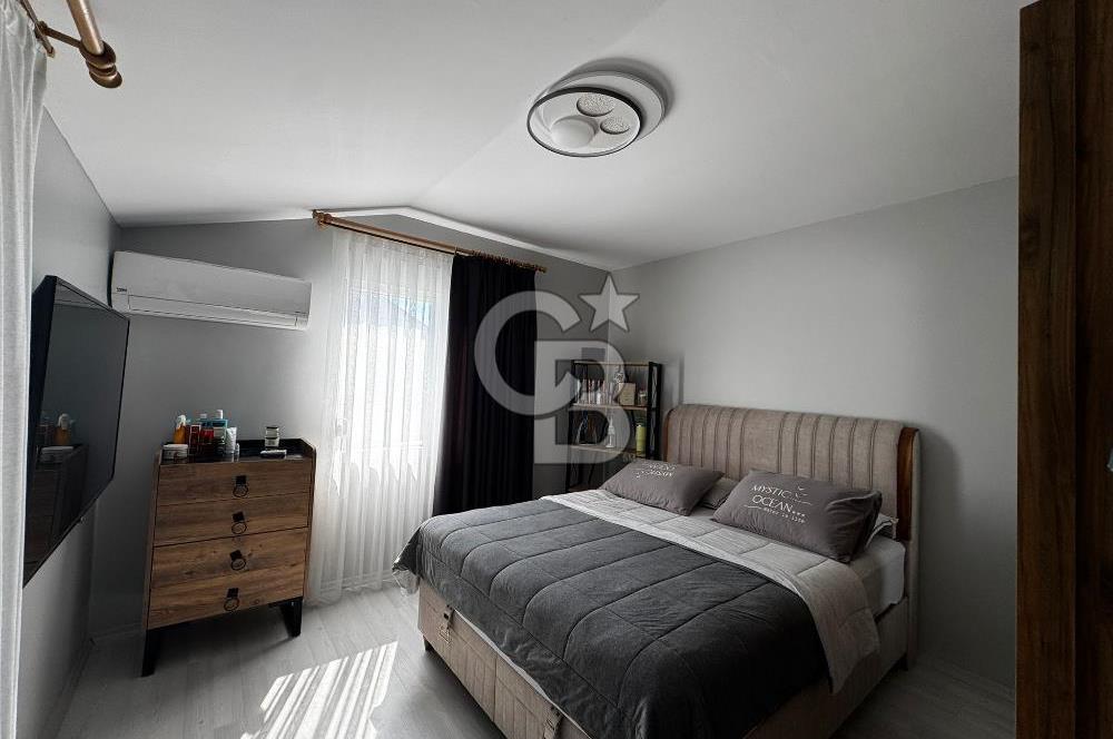 AYVALIK SARIMSAKLIDA 3+1 GENİŞ TERASLI GİYOTİN CAMLI LÜKS DAİRE